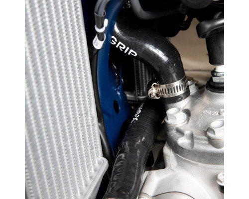 X-grip силіконові шланги/шланги для радіатора ktm exc 250/300 tpi '20-'23, husqvarna te/tei 250/300 tpi '20-'23, газ-газ ec 250/300 tpi '20-'23 чорний