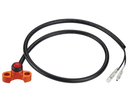 Замок запалювання accel універсальний алюмінієвий колір оранжевий (ks-01or)