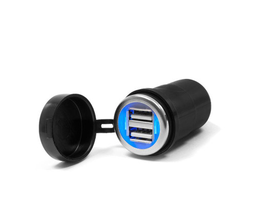 BIKETEC ГНІЗДО ДЛЯ МОТОЦИКЛА MUS41 DIN ISO 4165 BMW AND TRIUMPH USB - Кріплення на кермо