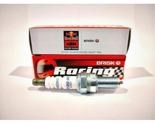 BRISK RACING SPARK PLUG AR12C-OE KTM 65 SX '24-, HUSQVARNA TC 65 '24-, GASGAS MC 65 '24-, (ПЕРШИЙ МОНТАЖ - OEM)
