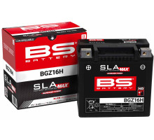 Bs 2024/11 аккумулятор bgz16h max (fa) (ytx14h,ytx14,ytx14-bs) 12v 16ah 150x88,5x145 не обслуговується - залит (підвищений крутний струм) (240a) (harley-davidson) (4)