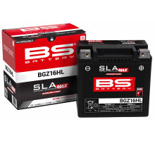 Bs 2024/11 аккумулятор bgz16hl max (fa) (ytx14hl,ytx14l,ytx14l-bs) 12v 16ah 150x88,5x145 не обслуговується - залив (підвищений крутний струм) (240a) (harley-davidson) (4)