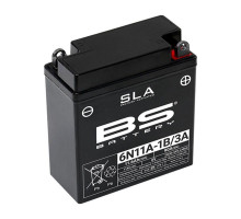 Батарея bs 6n11a-1b/3a (fa) 6v 11ah 121x58x130 не обслуговується - залит (90a) (10)