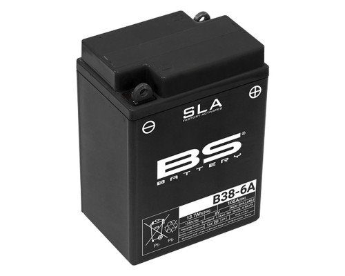 Bs батарея b38-6a (fa) 6v 13ah 119x83x161 не обслуговується - затоплена (105a) (10)