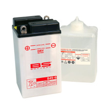 Bs battery b49-6 6v 8ah 91x83x160 обслуговується - електроліт окремо (4) ue2019/1148