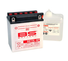Bs батарея bb10l-bp (bb10l-b) (yb10l-bp) 12v 11ah 135x90x145 можна обслуговуватися - електроліт окремо (165a) (4) ue2019/1148