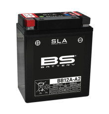 Bs акумулятор bb12a-a2 (fa) (yb12a-a2) 12v 12ah 134x80x161 не обслуговується - залив (150a) (5)