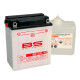 Bs battery bb12al-a2 (yb12al-a2) 12v 12ah 135x81x161 обслуговується - електроліт окремо (165a) (4) ue2019/1148