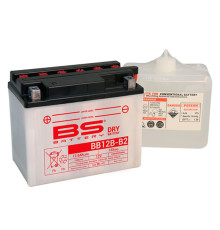 Bs батарея bb12b-b2 (yb12b-b2) 12v 12ah 160x80x160 можна обслуговуватися - електроліт окремо (155a) (4) ue2019/1148