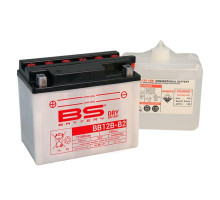 Bs батарея bb12b-b2 (yb12b-b2) 12v 12ah 160x80x160 можна обслуговуватися - електроліт окремо (155a) (4) ue2019/1148