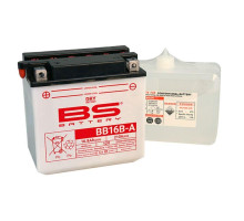 Bs battery bb16b-a (yb16b-a) 12v 16ah 160x90x161 можна обслуговуватися - електроліт окремо (210a) (2) ue2019/1148