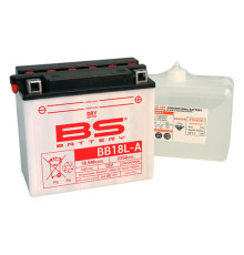 Bs battery bb18l-a (yb18l-a) 12v 18ah 180x90x162 можна обслуговуватися - електроліт окремо (235a) (2) ue2019/1148