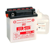Bs battery bb3l-a (yb3l-a) 12v 3ah 98x56x110 можна обслуговуватися - електроліт окремо (30a) (6) ue2019/1148