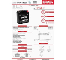Bs акумулятор bb5l-b (fa) (yb5l-b) (12n5-3b) 12v 5ah 120x60x130 не обслуговується - залив (65a) (6)