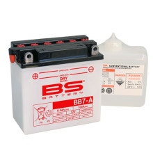 Bs battery bb7-a (12n7-4a) (yb7-a) 12v 8ah 135x75x133 можна обслуговуватися - електроліт окремо (105a) (6) ue2019/1148
