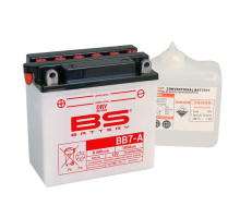 Bs battery bb7-a (12n7-4a) (yb7-a) 12v 8ah 135x75x133 можна обслуговуватися - електроліт окремо (105a) (6) ue2019/1148