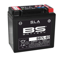 Bs акумулятор bb7l-b2 (fa) (yb7-b2) 12v 8ah 135x75x133 не обслуговується - залив (100a) (6)