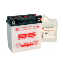 Bs battery bb9l-b (yb9l-b) (12n9-3b) 12v 9ah 135x75x139 можна обслуговуватися - електроліт окремо (115a) (6) ue2019/1148