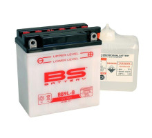 Bs battery bb9l-b (yb9l-b) (12n9-3b) 12v 9ah 135x75x139 можна обслуговуватися - електроліт окремо (115a) (6) ue2019/1148