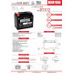 Bs акумулятор btx12 (fa) (ytx12-bs) 12v 10ah 152x88x131 не обслуговується - залив (180a) (4)