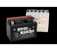 Bs акумулятор btz14s-bs (ytz14s, ytz14s-bs) 12v 11.2ah 150x86x110 не обслуговуваний - електроліт окремо (230a) (4) ue2019/1148