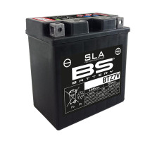 Bs акумулятор btz7v (fa) (ytz7v) 12v 6.5ah 113x70x121 не обслуговується - залив (105a) (8)