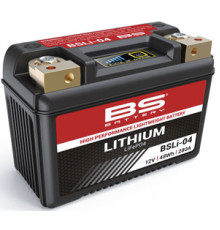 Bs lifepo4 bsli-04 літій-іонний акумулятор з індикатором заряду (134x65x92) (280a,48wh,4ah) (ytz10s,yt12b-4,yt14b-4,yt12b-bs,ytx14ah-bs,yt14b-bs) (10)
