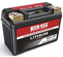 Bs lifepo4 bsli-05 літій-іонний акумулятор з індикатором заряду (134x65x92) (280a,48wh,4ah) (ytz10s,yt12b-4,yt14b-4,yt12b-bs,ytx14ah-bs,yt14b-bs) (10)
