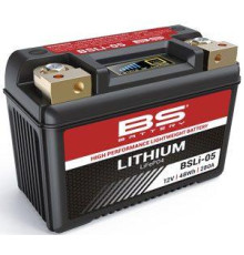 Bs lifepo4 bsli-05 літій-іонний акумулятор з індикатором заряду (134x65x92) (280a,48wh,4ah) (ytz10s,yt12b-4,yt14b-4,yt12b-bs,ytx14ah-bs,yt14b-bs) (10)