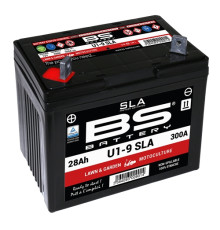 Акумулятор bs u1-9 (fa) sla 12v 28ah 195x125x176 не обслуговується - затоплений (300a) - газонокосарка
