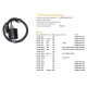 КОТУШКА ВИСОКОВОЛЬТНА DZE HONDA XLR 125, CG 125 (30500-KRE-900)
