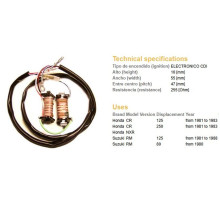 Котушка збудження dze (2шт = комплект) HONDA cr125/250 81-83, suzuki rm125 81-88