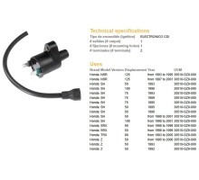 Котушка запалювання dze HONDA nsr125 93-01 (30510-gz9-000) trx90 '93-'05