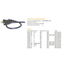 Котушка запалювання dze HONDA trx350 te (30510-hn5-670)
