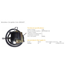 Котушка запалювання dze kawasaki klr600 84-86 (21121-111 Racing6)