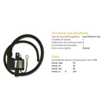 Модуль котушки dze HONDA lead/nc/tact 50, xl 200r (all balls роки)