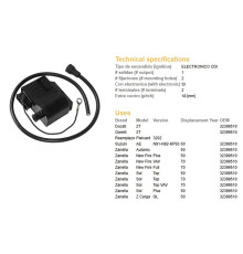 Модуль котушки dze zanella sol 50/70 top, new fire 50/70 (all balls роки) (oem 32399510)