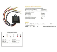 Dze cdi модуль запалювання YAMAHA dt 125 '82-'94 (oem-18g-85540-20)