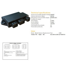 Dze cdi модуль запалювання YAMAHA yfm 660 raptor '04-'05 (oem-5lp-85540-30)