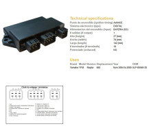 Dze cdi модуль запалювання YAMAHA yfm 660 raptor '04-'05 (oem-5lp-85540-30)