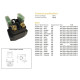 DZE РЕЛЕ СТАРТЕРА YAMAHA YFM 250/350/400/450/660 KTM (12V/150A)