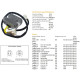 РЕГУЛЯТОР НАПРУГИ DZE APRILIA SRV 850 '12-'13; PIAGGIO BEVERLY 300 '16-'17; BEVERLY 350 '17-'18; MP3 500 '14-'18; X10 '12-'15; X7 125/300 '09, (OEM 641711) MOSFET (35A)