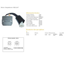 DZE РЕГУЛЯТОР НАПРУГИ HONDA CBF1000 '06-'10 (SC58) (31600-MFA-D01) MOSFET (50A)