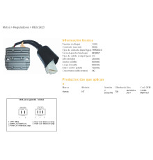 DZE РЕГУЛЯТОР НАПРУГИ HONDA NT 700V DEAUVILLE '06-'11 (31600-MEW-921) MOSFET (50A)