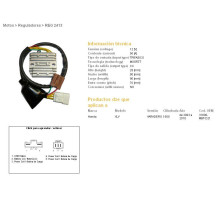 РЕГУЛЯТОР НАПРУГИ DZE HONDA XL1000V VARADERO '03-'11 (31600-MBT-D21) MOSFET (50A) (FH008AA)