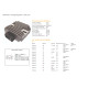 РЕГУЛЯТОР НАПРУГИ DZE HYOSUNG GA/GF/GT/GV/RX 125 '04-'11 (32800-H01-413) (12V/25A)
