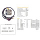 DZE РЕГУЛЯТОР НАПРУГИ KTM 690R ENDURO '08-'13; 950R SUPER ENDURO '06-; SUPERMOTO 950/990R '05-'11 (OEM-62511034000) (SH541SB, SH541KF)