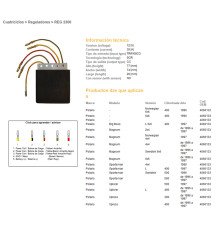 DZE РЕГУЛЯТОР НАПРУГИ POLARIS 300/400/500 (OEM-4060133) (ESR950)