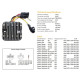 DZE РЕГУЛЯТОР НАПРУГИ POLARIS SPORTSMAN EFI 500/700/800; RANGER EFI 500/700/800 (12V/35A) (4012384, 4011569, 4011925) (ESR826)