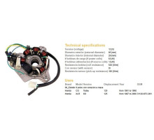 СТАТОР ОБМОТКИ ГЕНЕРАТОРА DZE HONDA XLR125 97-00, CG125 91-98 (OEM-31120-KFC-901)
